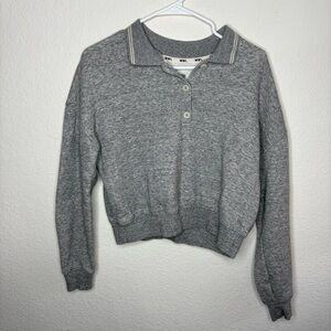 Madewell Gray collared Sweater